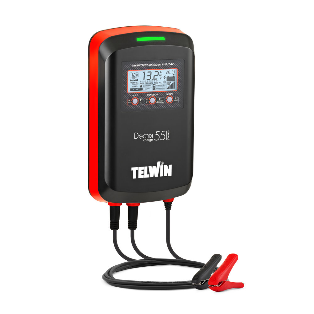 Cargador Mantenedor y Estabilizador de Bateria Telwin Doctor Charge 55 - imagen 2