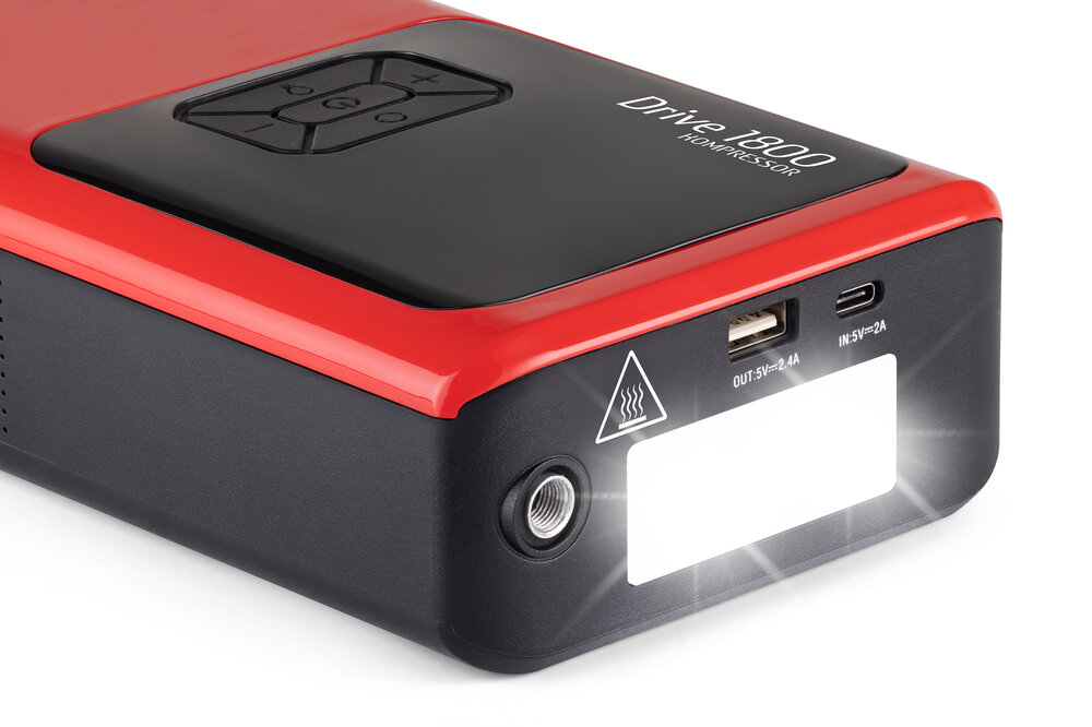 Arrancador de Bateria Portatil con Compresor de Aire Drive 1800 Telwin - imagen 5