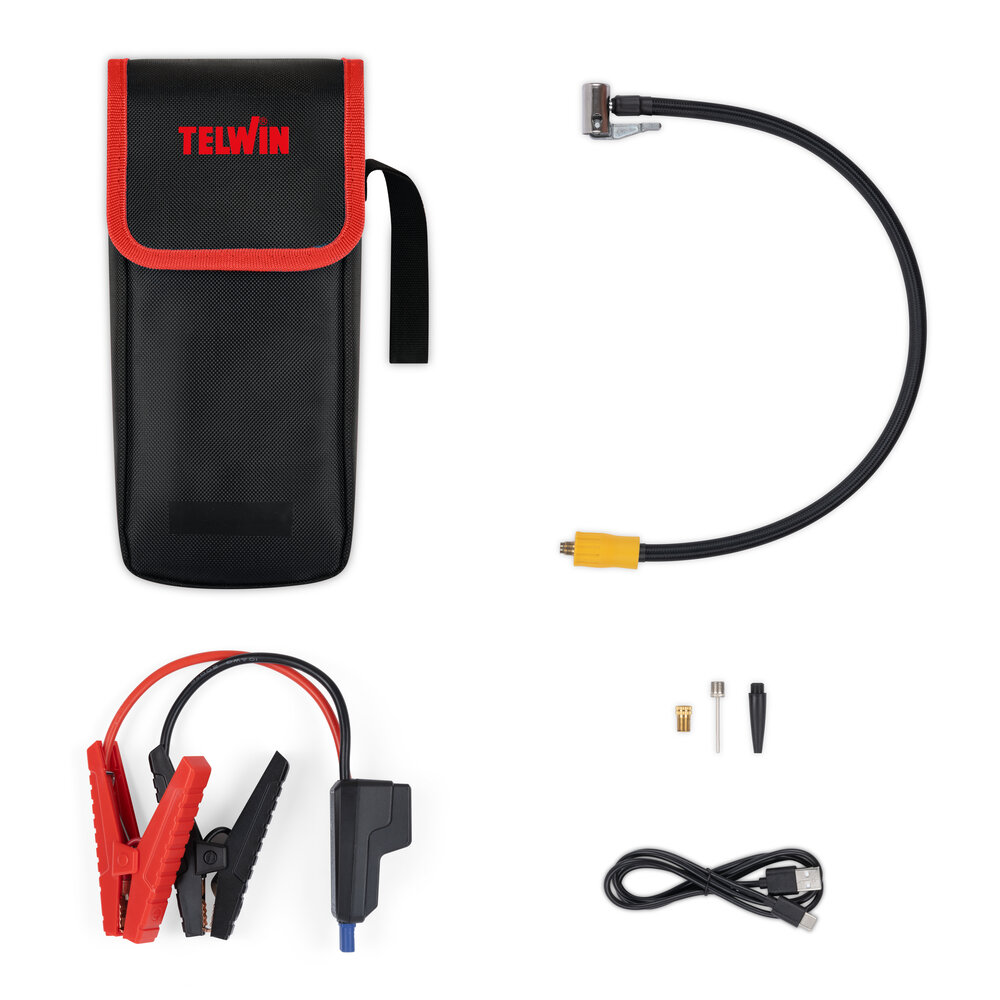 Arrancador de Bateria Portatil con Compresor de Aire Drive 1800 Telwin - imagen 4
