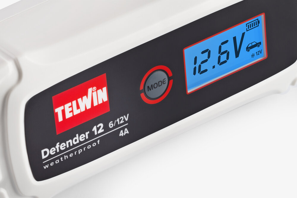 Cargador y Sostenedor De Bateria Telwin Defender 12 - imagen 2