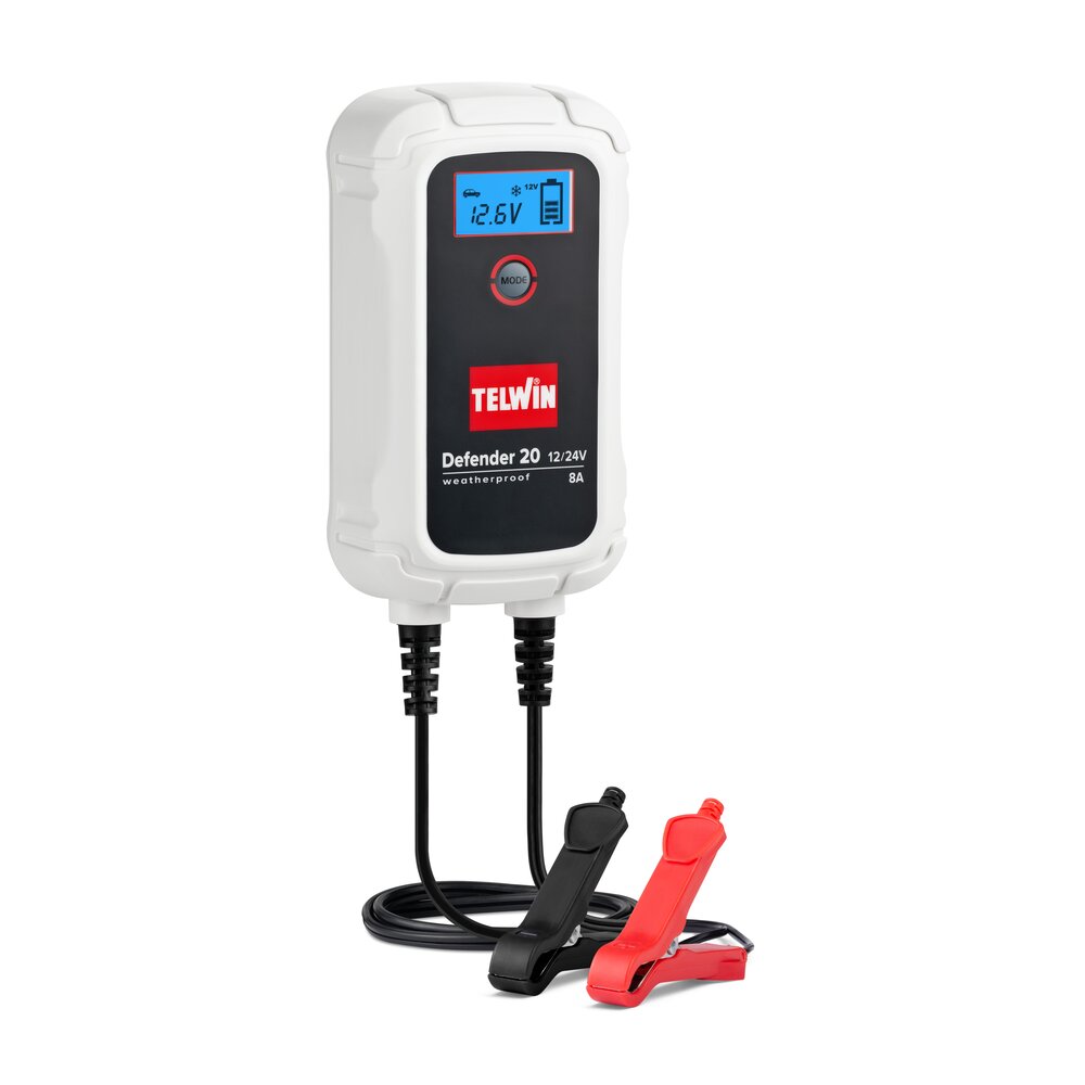 Cargador y Mantenedor de Bateria Telwin Defender 20 - imagen 3