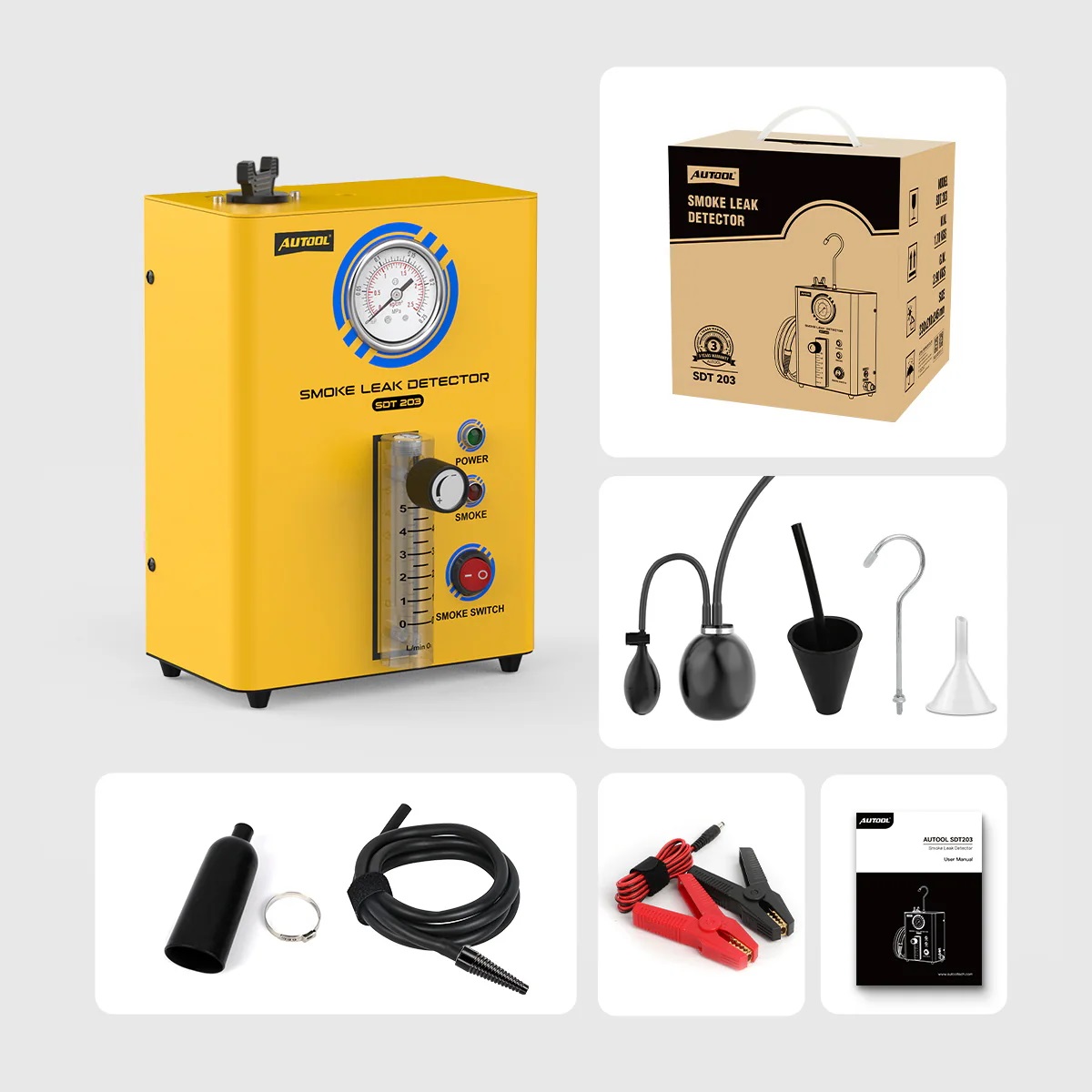 Detector de Fugas por Humo Autool SDT203 15 PSI - Image 3
