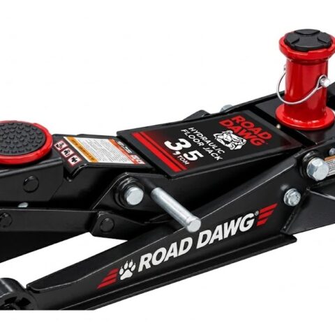 Gato Zorra Hidráulico 3.5 Toneladas Bajo Perfil Doble Pistón con Adaptador Big Red