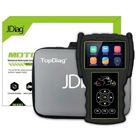 Escáner Moto Autool J-Diag M100 Pro Diagnóstico Avanzado Motocicletas