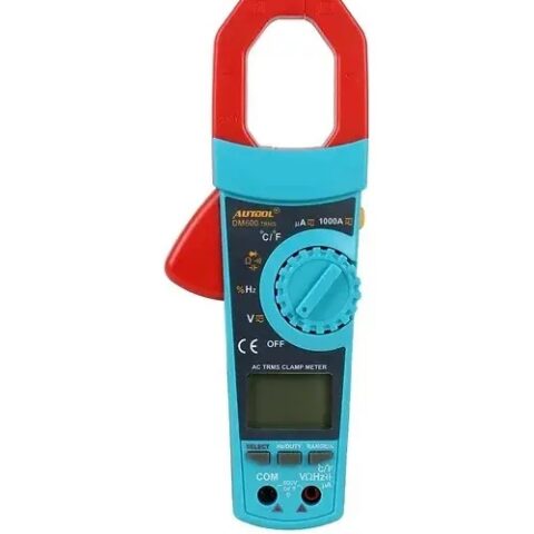 Pinza Amperimétrica Autool DM600 Temperatura Corriente AC/DC